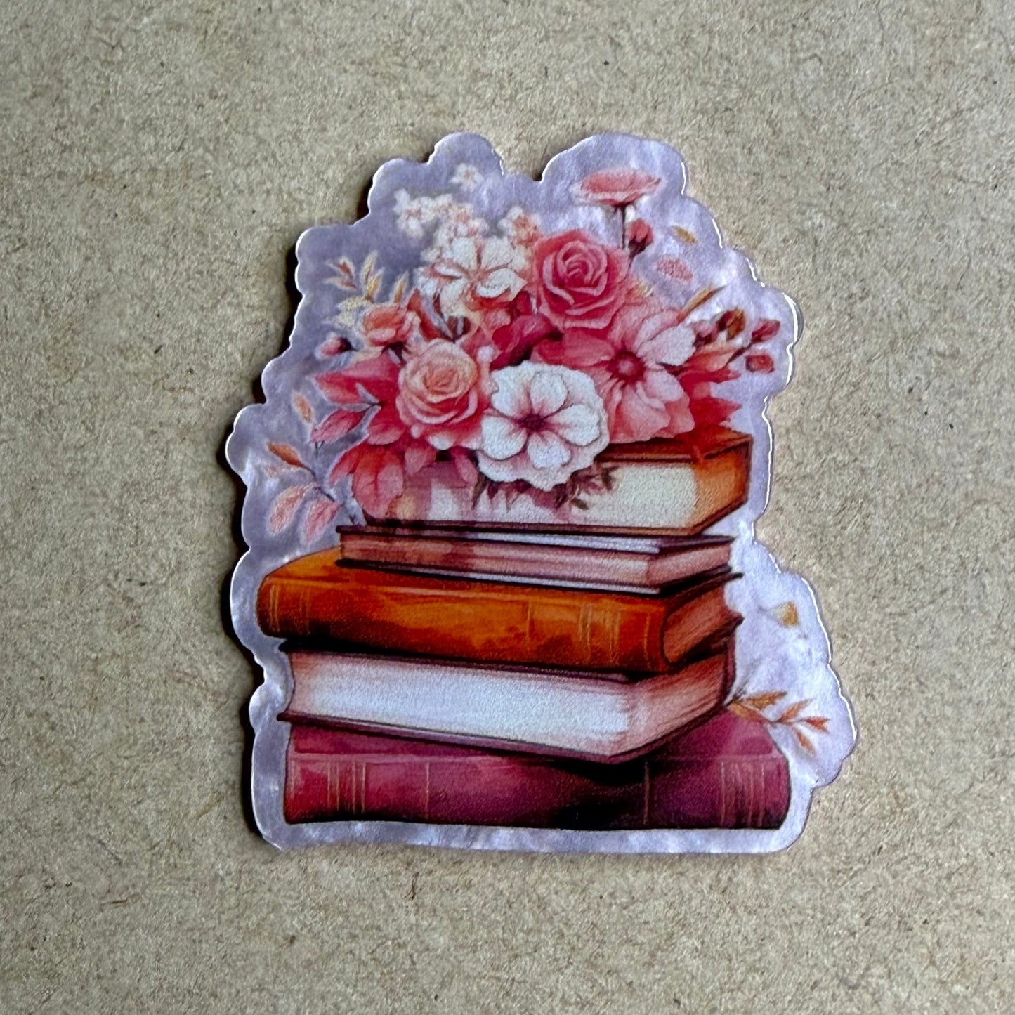 Books & Flowers (Pink)